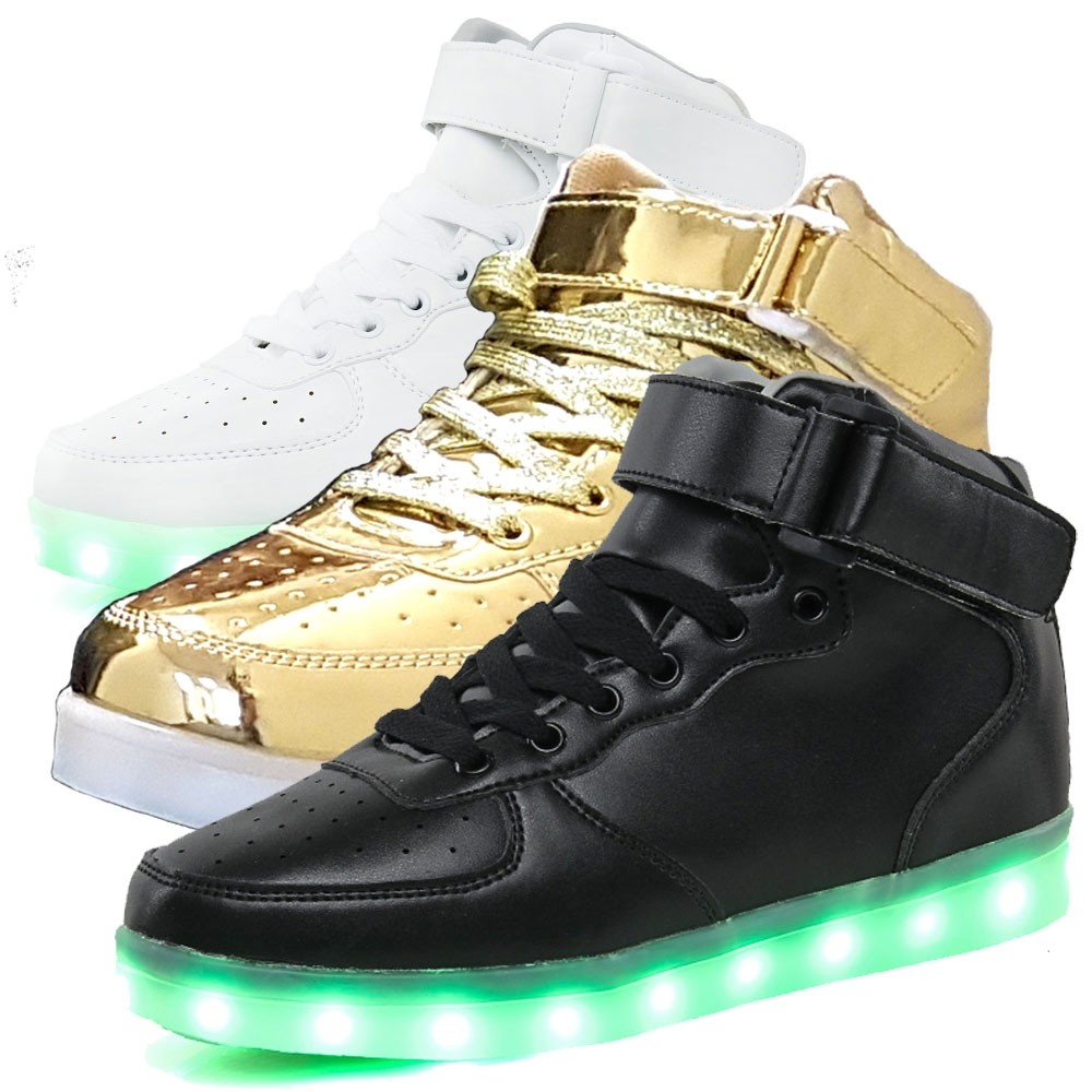 TEEMWAY TWS03 LED Flashing Boot Unisex Lovers Shoes