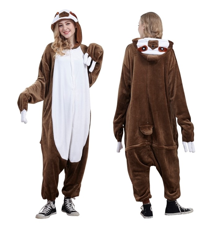 Animal Onesie Animal Pajamas Halloween costumes Adult Sloth