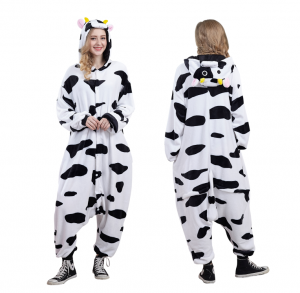 Animal Onesie Animal Pajamas Halloween costumes Adult Cow